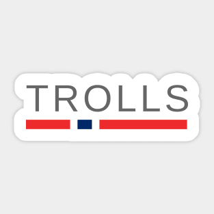 Trolls Norway Sticker